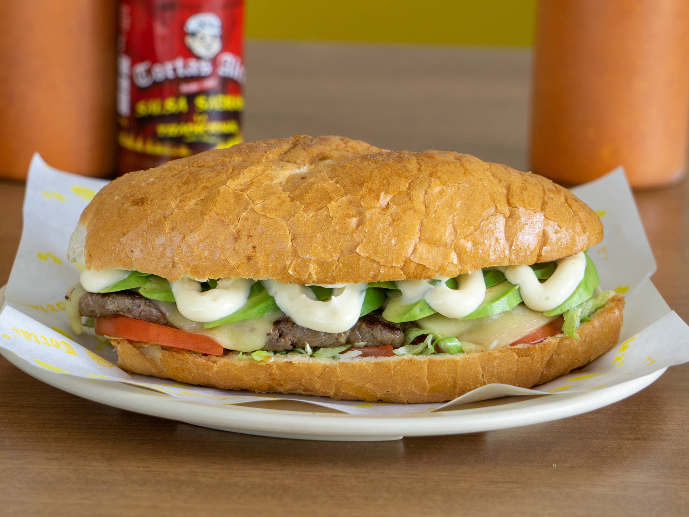 Torta de Arrachera