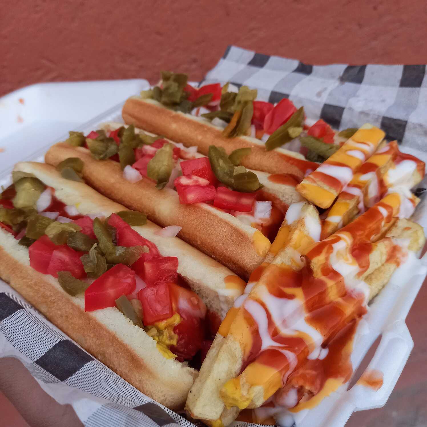 Orden de hot dogs