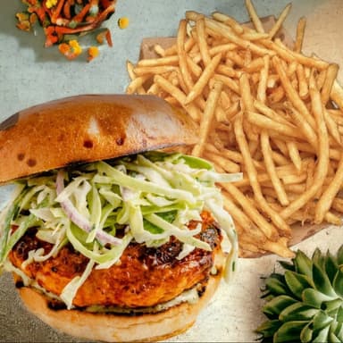 Italian Bbq Burger con Francesa