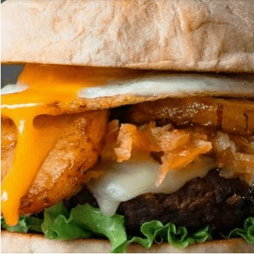 Tica Burger, Fríes y Ice Tea