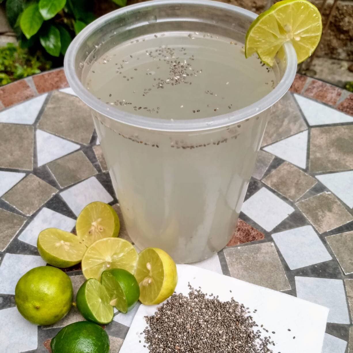 Agua de Limón-Chía 1 LITRO