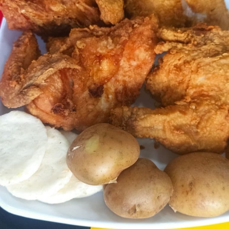 Medio Pollo Apanado