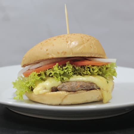 Hamburguesa + papas