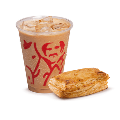 Latte FríoMd+ Pastel de Pollo