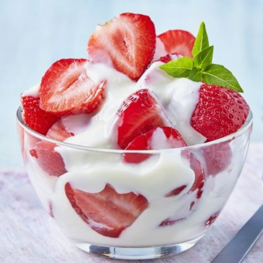 Fresas con Crema Extra