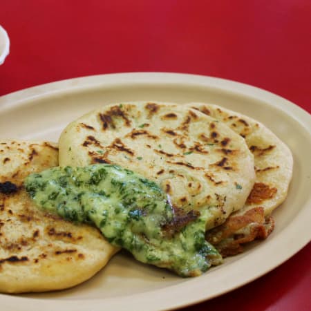 Pupusa de Ayote y Queso