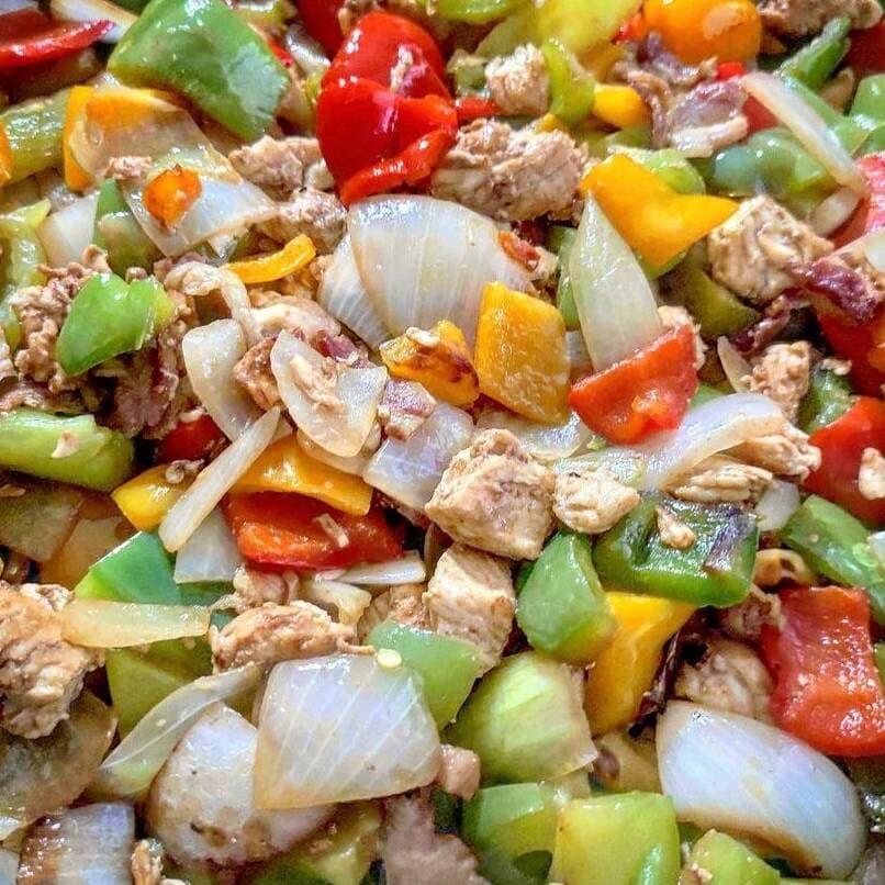 ALAMBRE DE POLLO + TACO ARABE