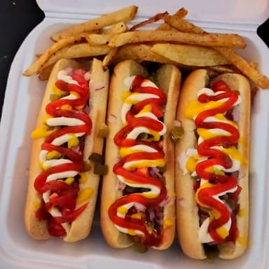 3 Dogos Clásicos con Papas