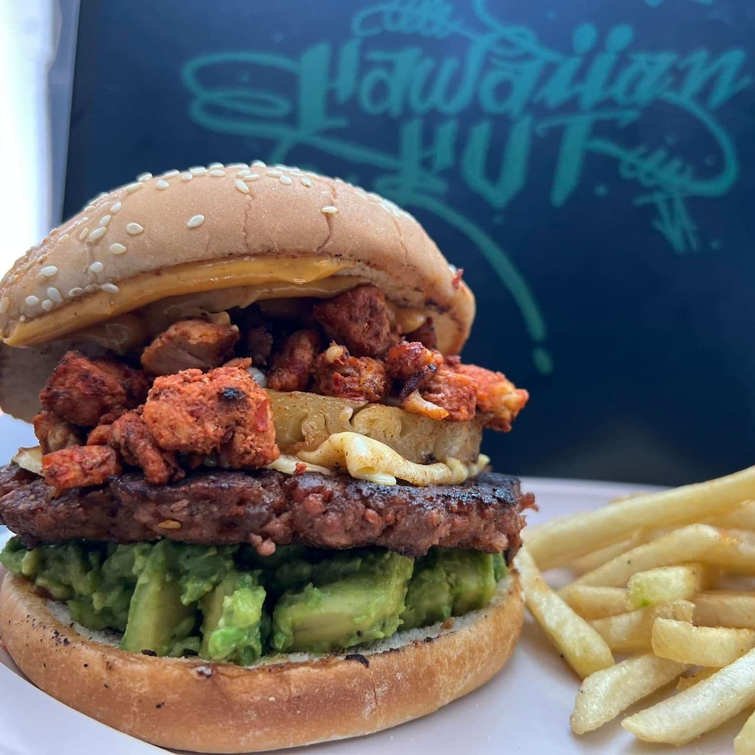 The Hawaiian Hut Burger