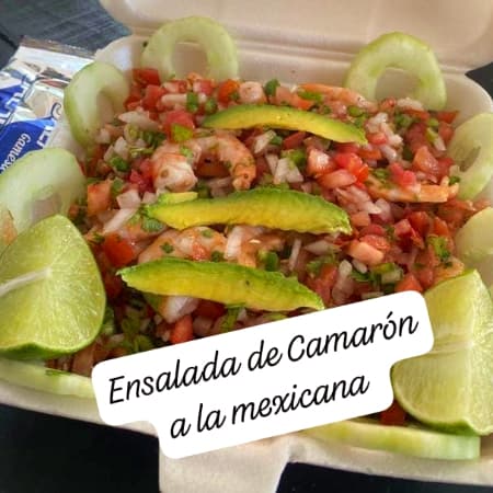 ENSALADA DE CAMARÓN A LA MEXICANA