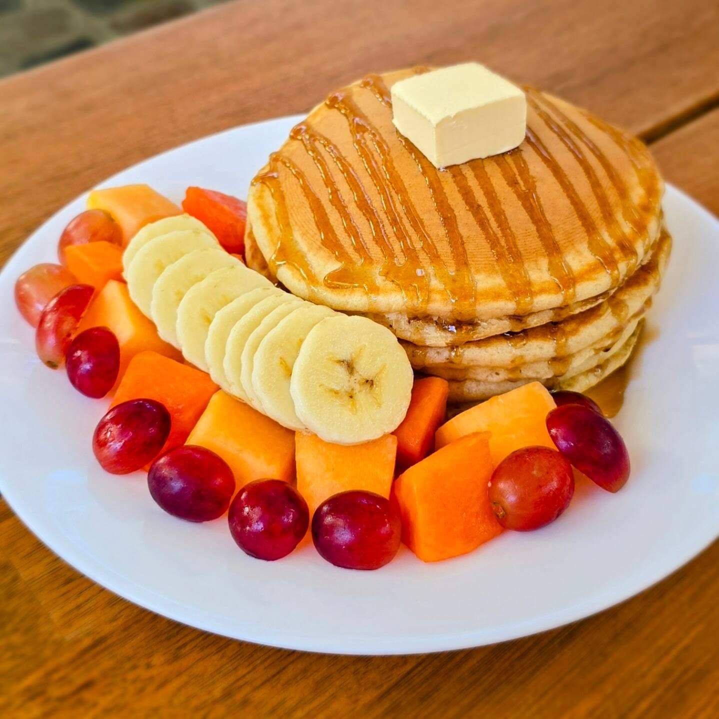 Hot Cakes con Fruta