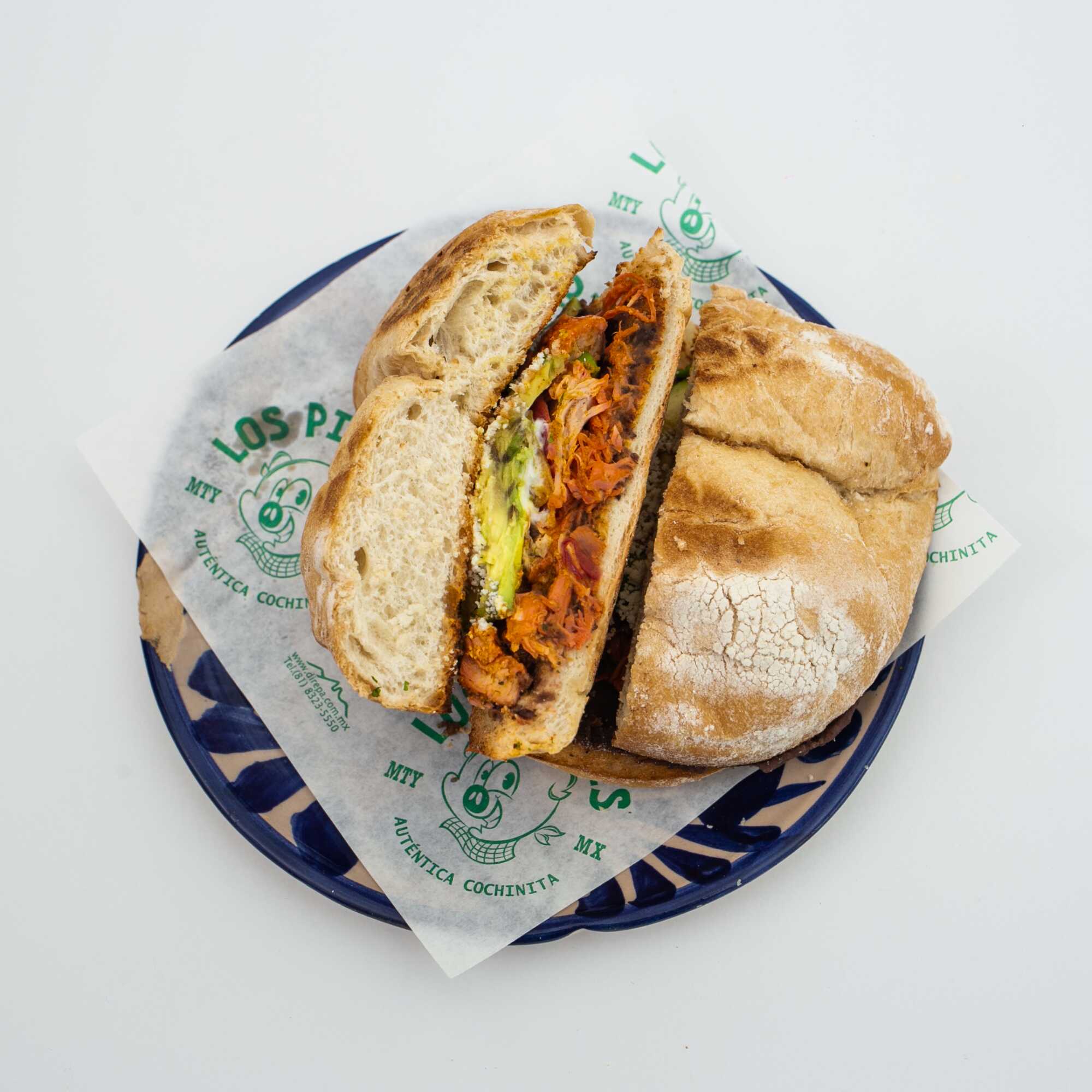 Torta Golona de Cochinita Pibil