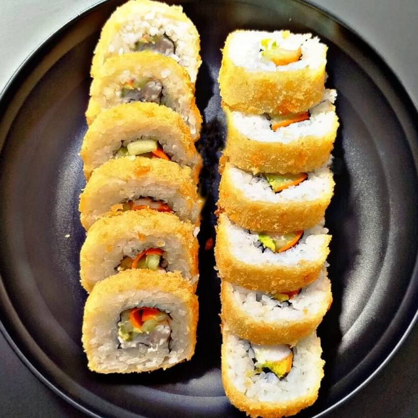Rollo Empanizado de Camarón.