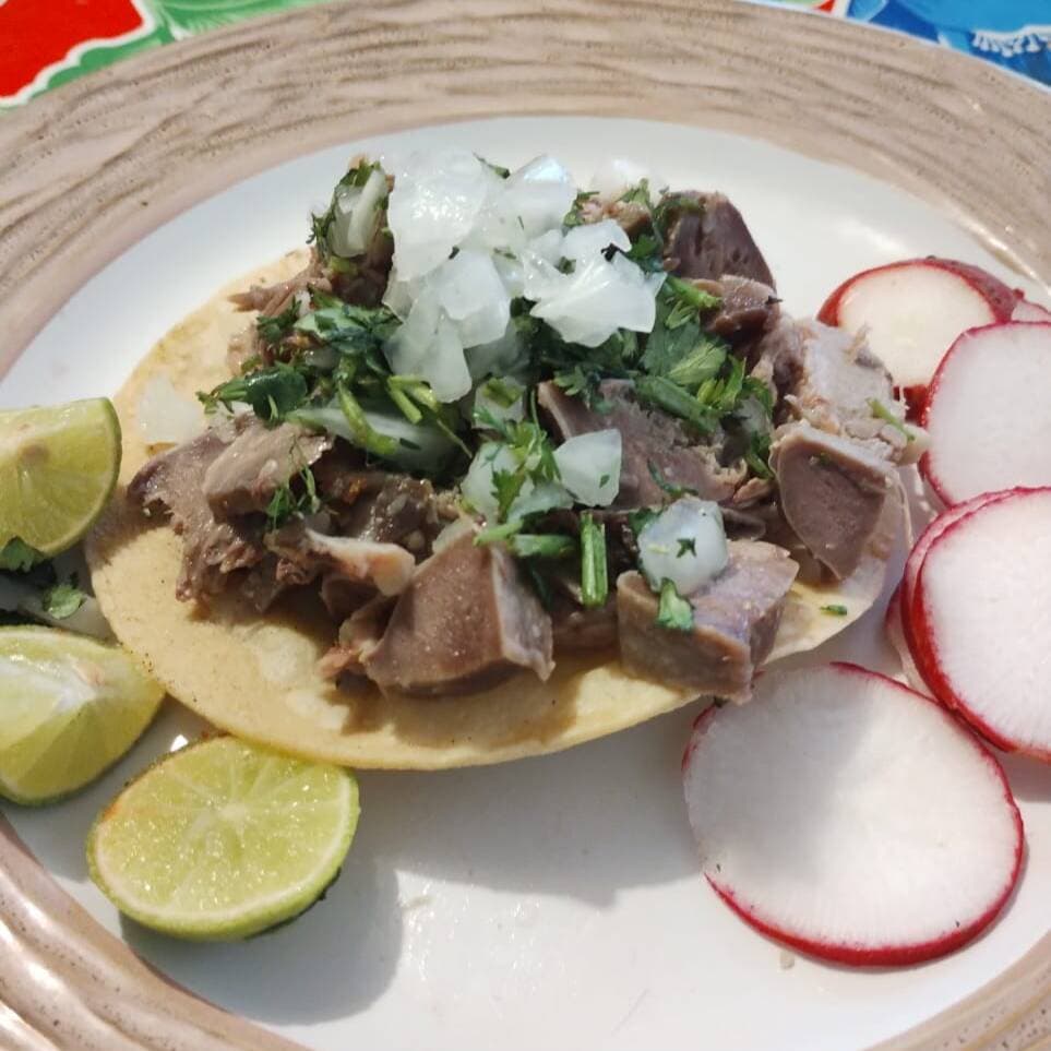 Tostada de Lengua