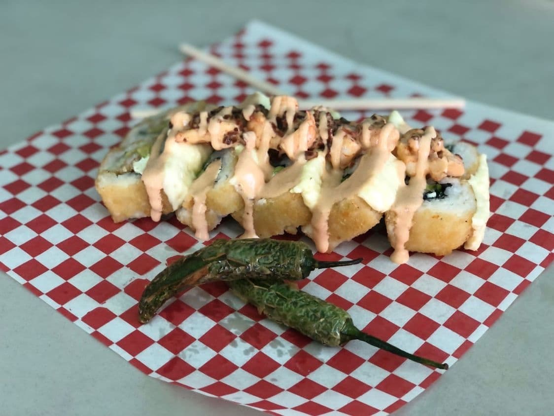 Sushi Gratinado de Camarón