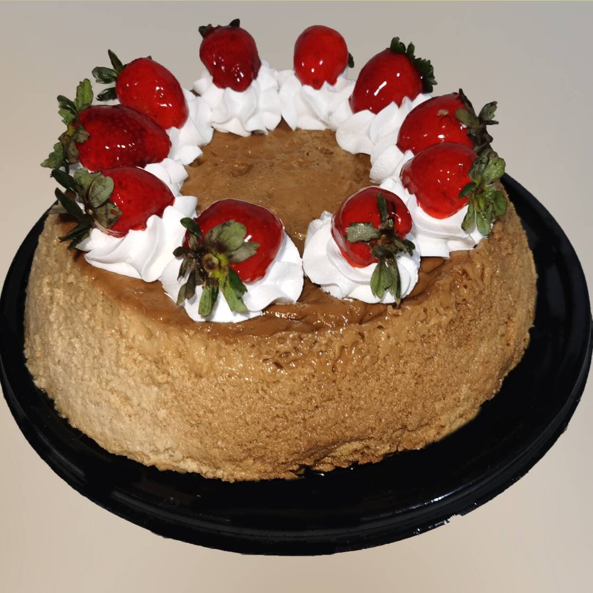 Flan napolitano casero grande