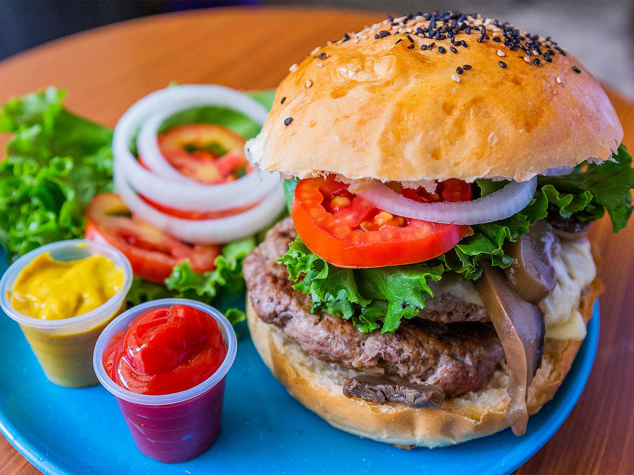 Hamburguesa Champiñones