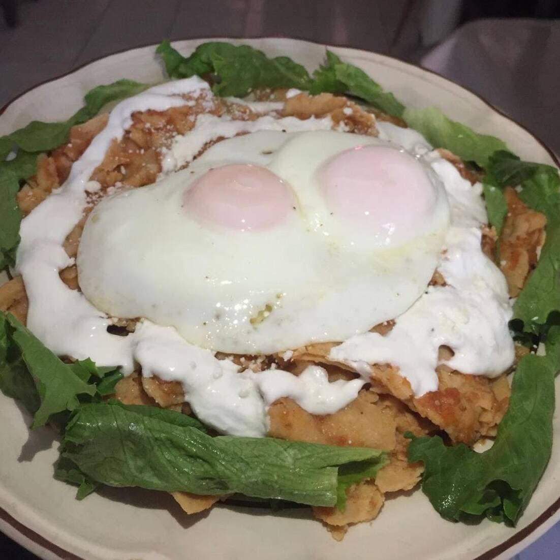 Chilaquiles con Huevo