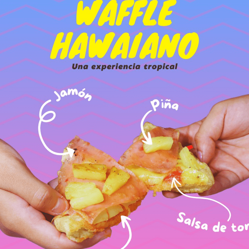 WAFFLE HAWAIANO
