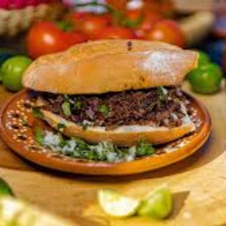 Lonche de barbacoa