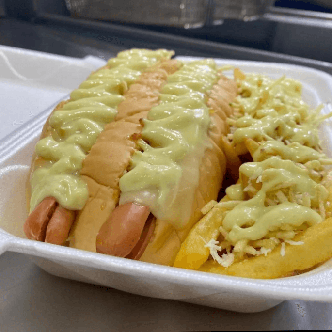 2 X 1 Perros Gemelos Gratinados + 2 Papás 😋