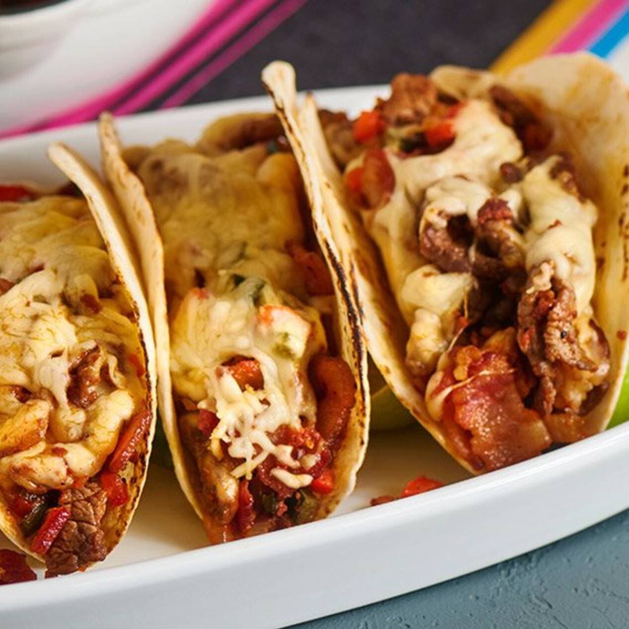 Taco de Alambre C/Queso