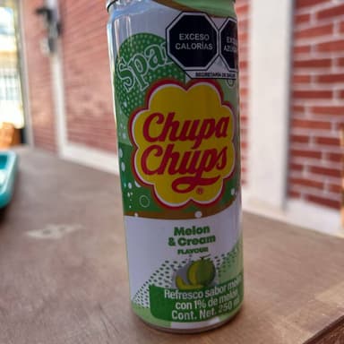 Soda Chupa Chups Sabor Melon con Crema