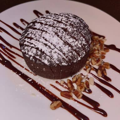 Volcán de chocolate
