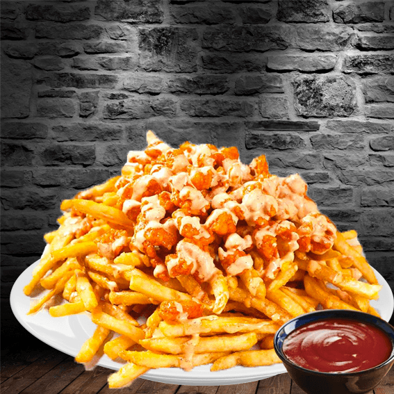 Bufalo Boneless & Cheese Fries