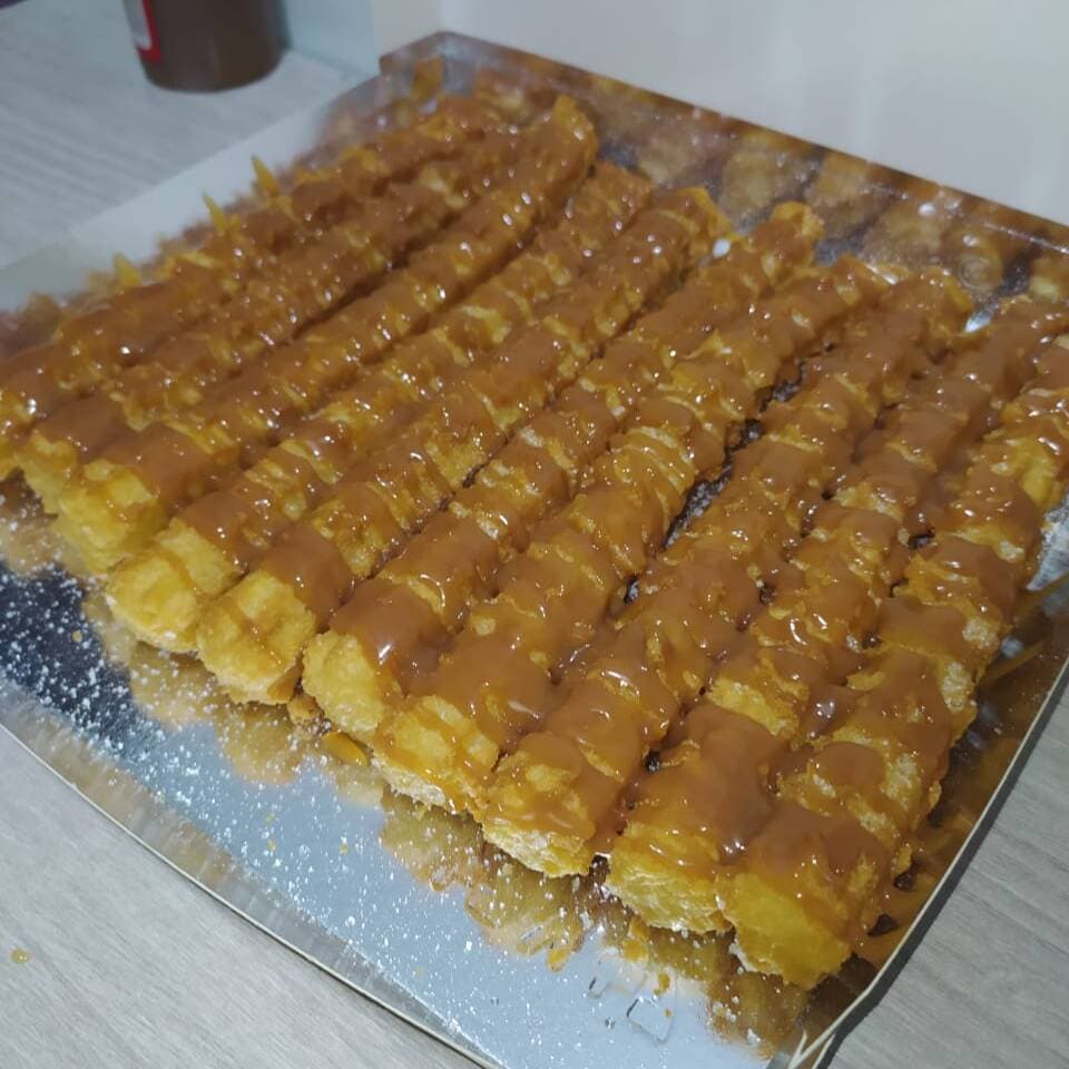 10 Churros Glaseados y Dos Topping