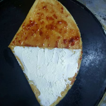 Crepa de Mermelada de Fresa y Philadelphia