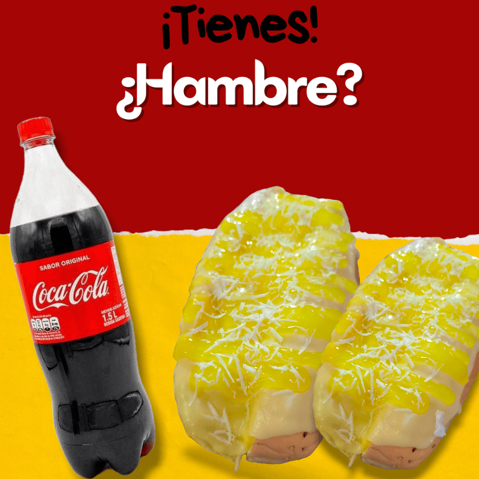 2' Perros Extra Gratinado + Coca Cola 1,5 lt