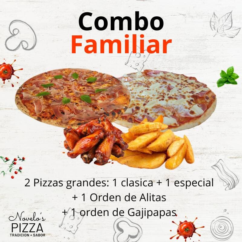 Combo Familiar Alitas con Gajipapas
