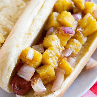 HAWAIANO + PAPAS + REFRESCO