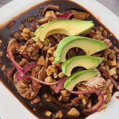 Tostada de Aguachile Negro
