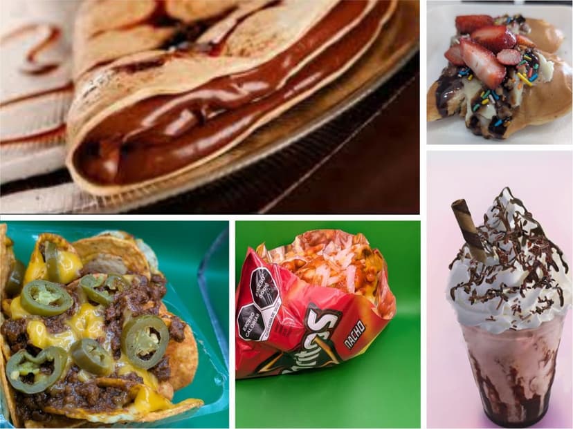 Sorbete crepas wafles y frappe