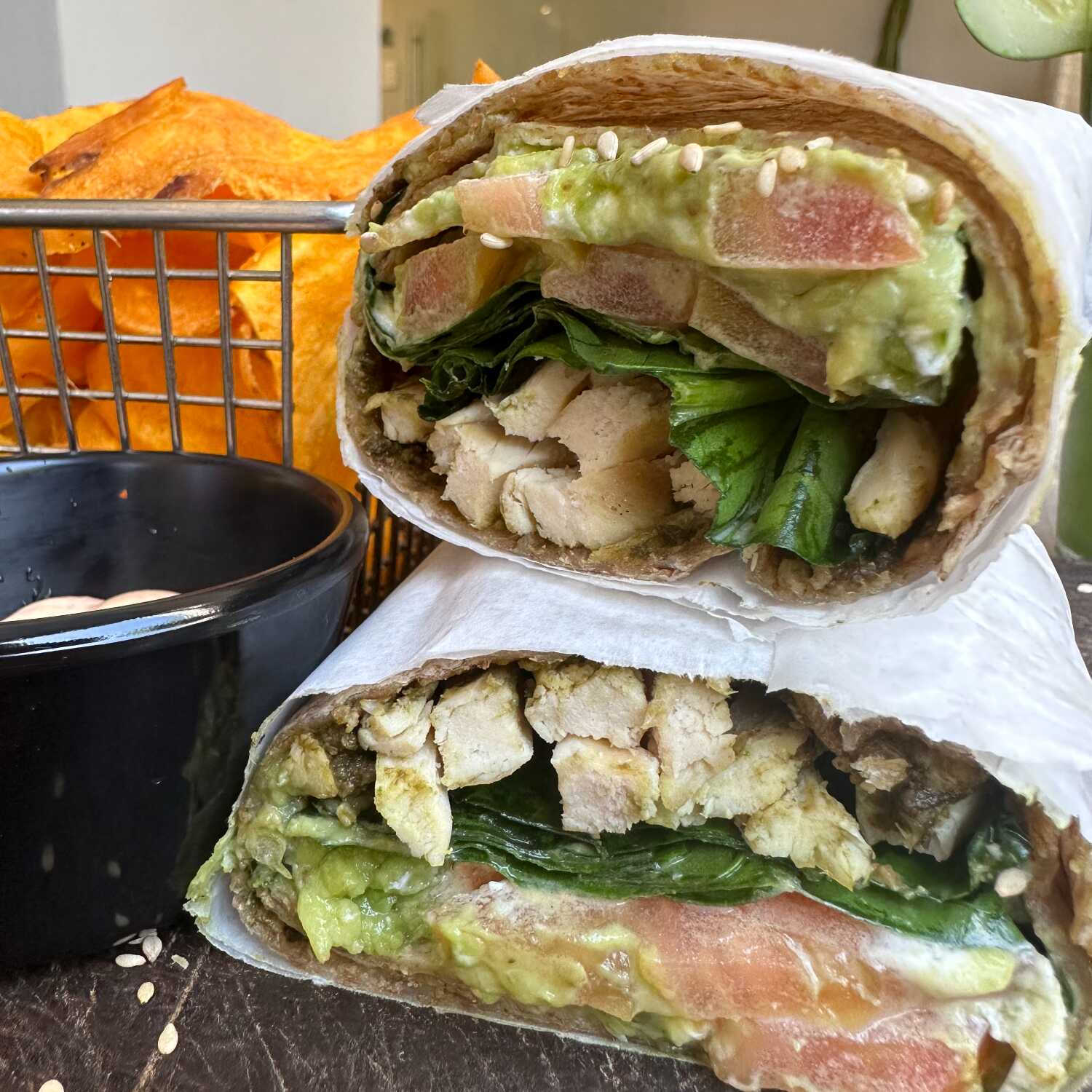WRAP CHIKEN PESTO