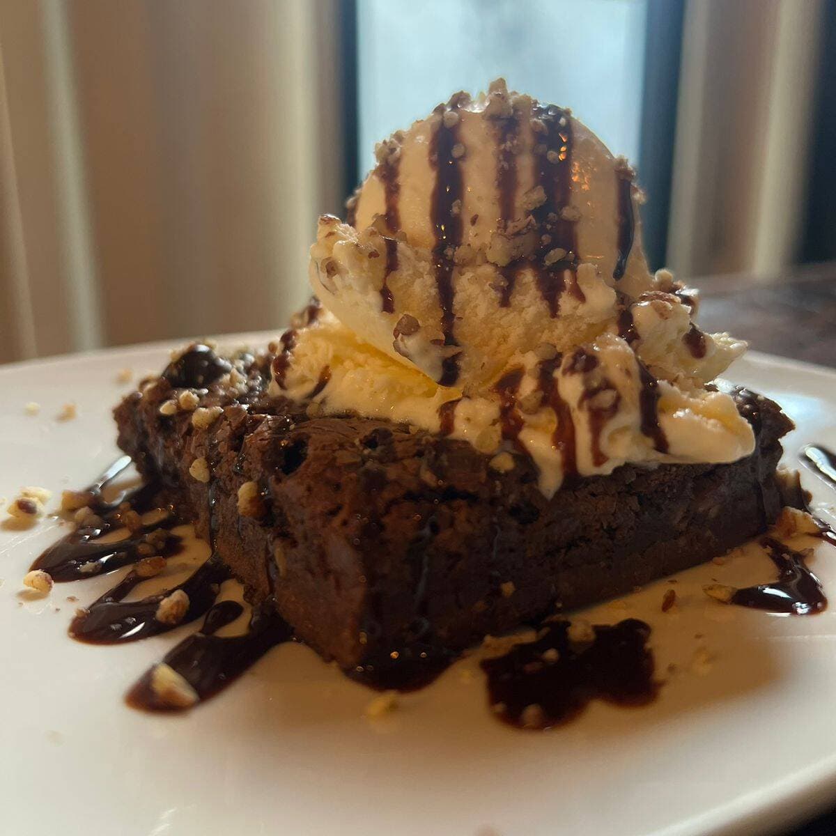 Brownie con Nieve