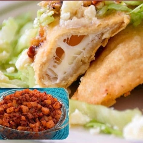 Quesadilla de Papas con Chorizo