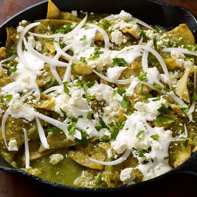 CHILAQUILES VERDES(GRANDES)