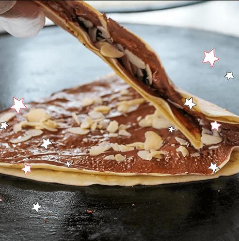Crepe Nutella Almendras