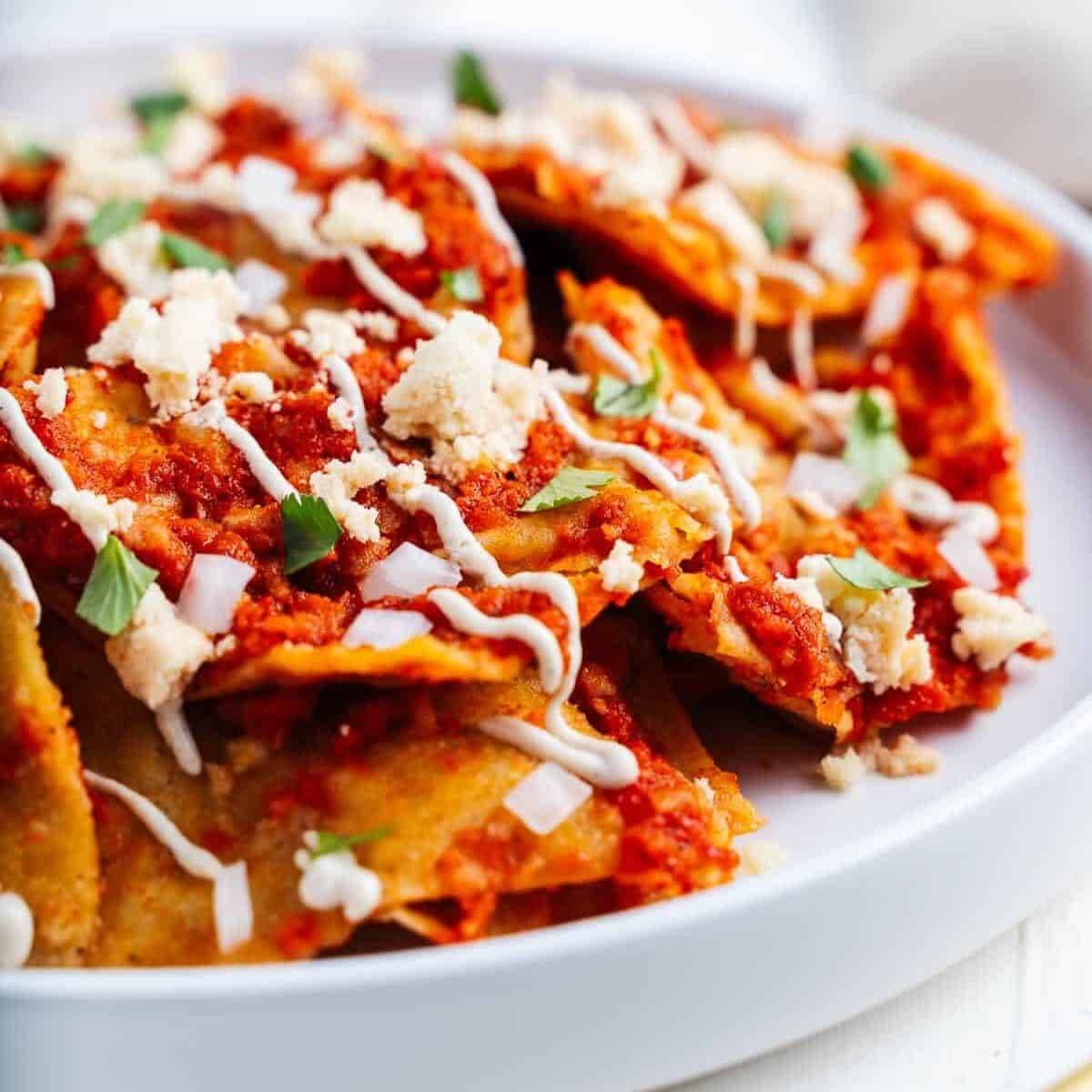 Chilaquiles Rojos