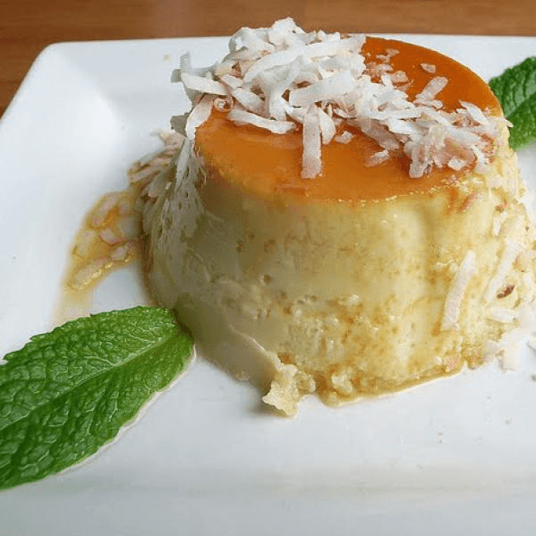 Postre Flan de Coco
