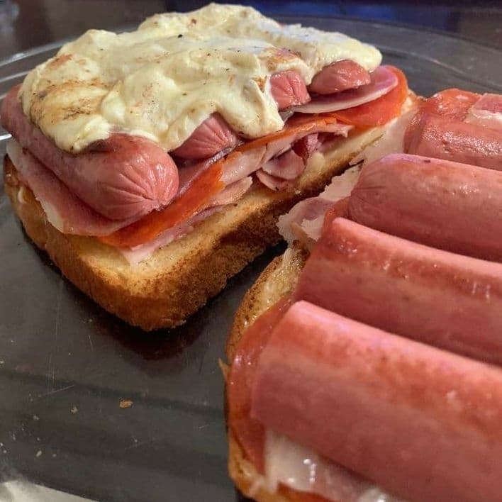 🥪🥓🔥SANDWICH DE SALCHICHA CON TOCINO Y QUESILLO
