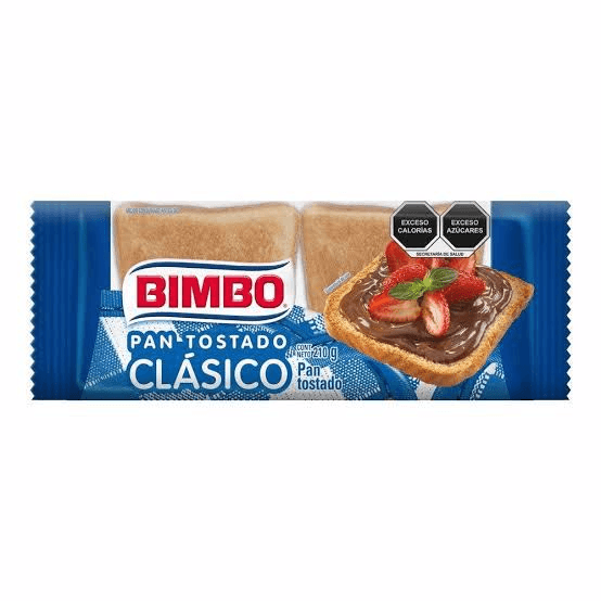 Pan Tostado BIMBO Clasico 210g