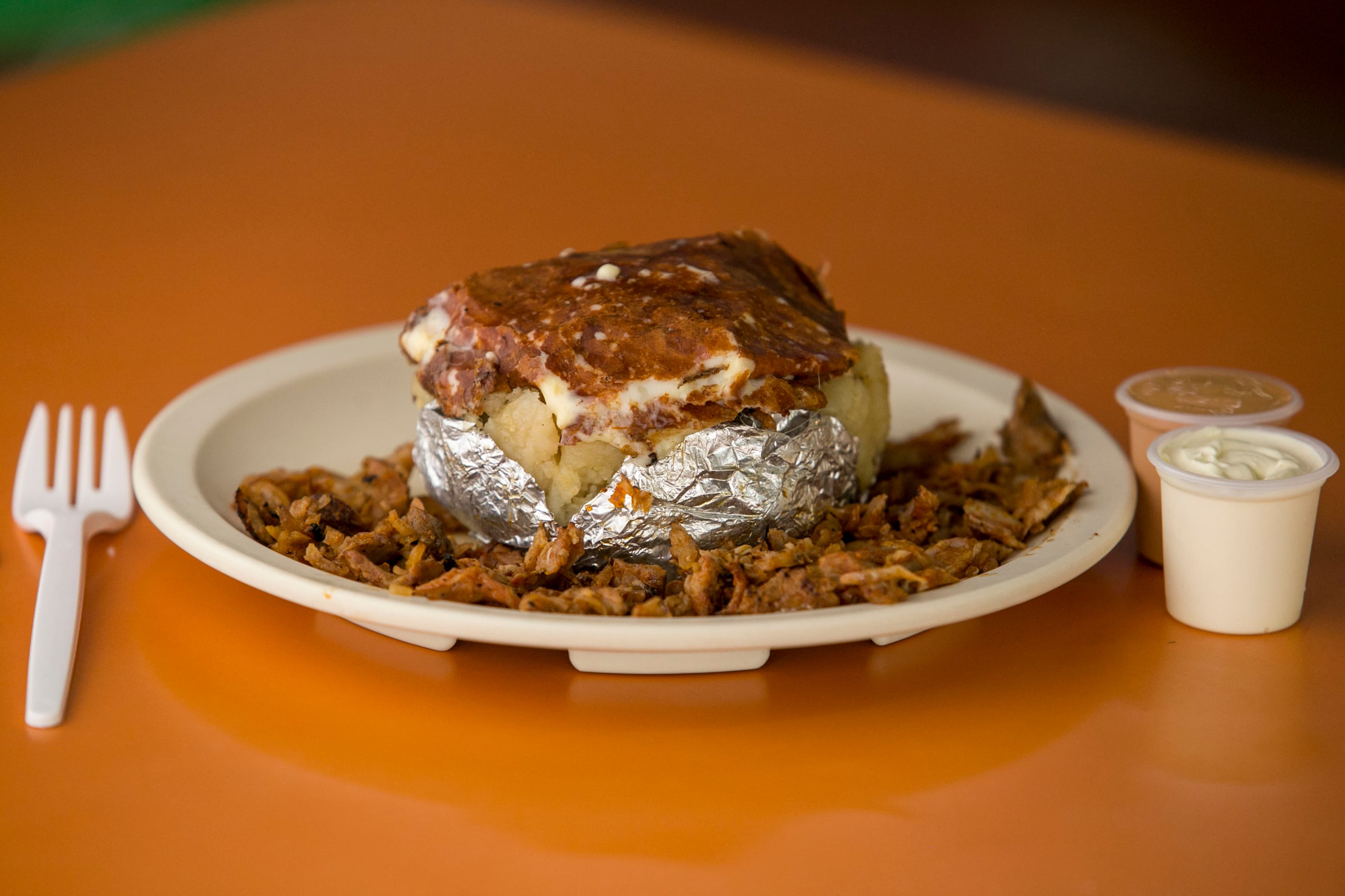 Combo Papa Rellena de Pastor Chica + Agua