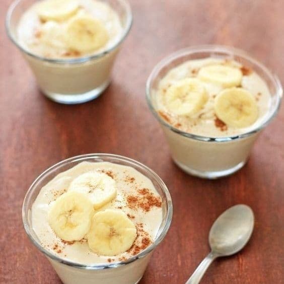 Platanos con crema
