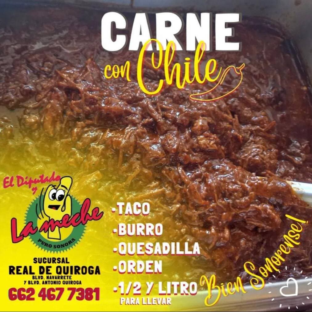 1/2 Orden de Carne Con Chile