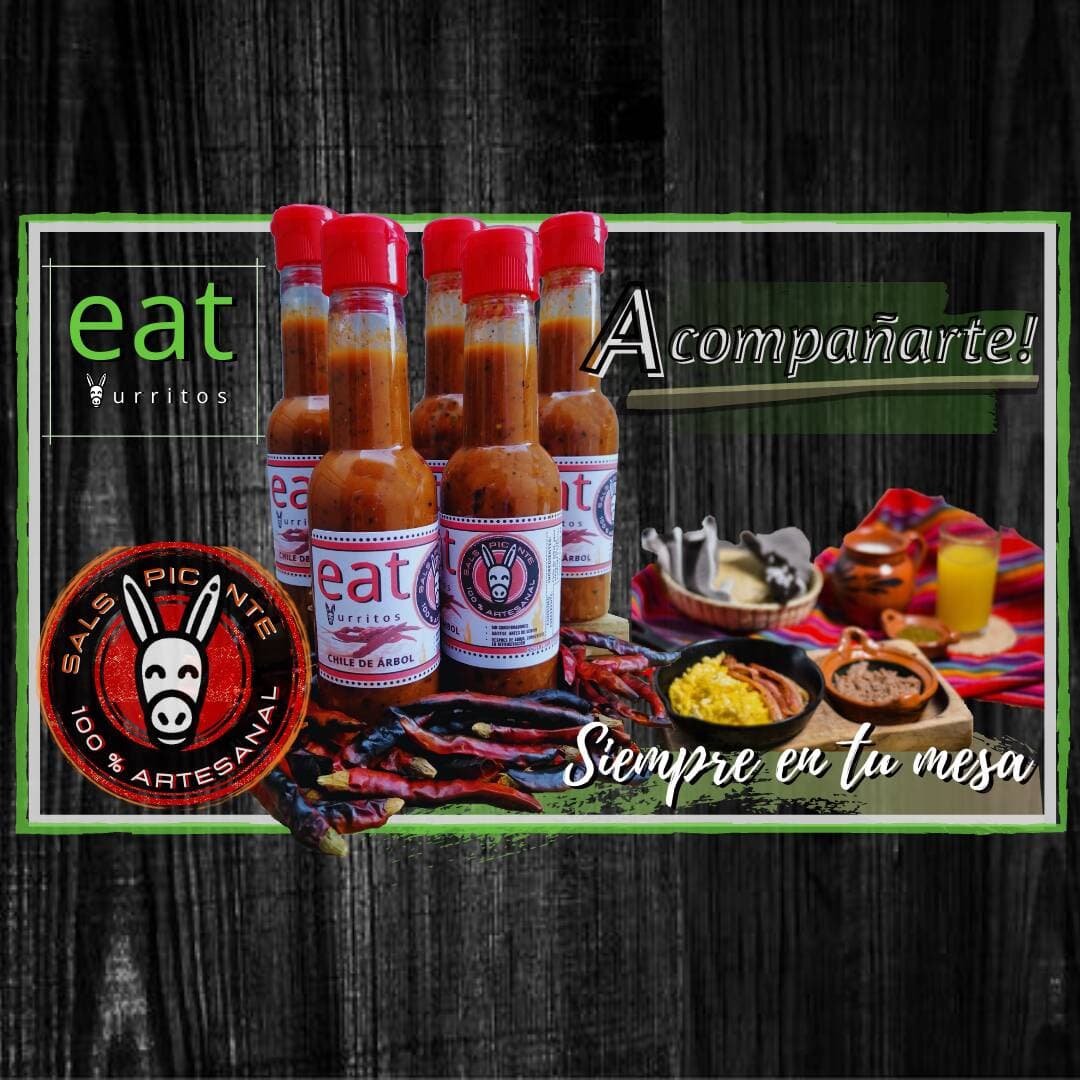 Salsa Roja Eat Burritos (Botella 150 Ml)