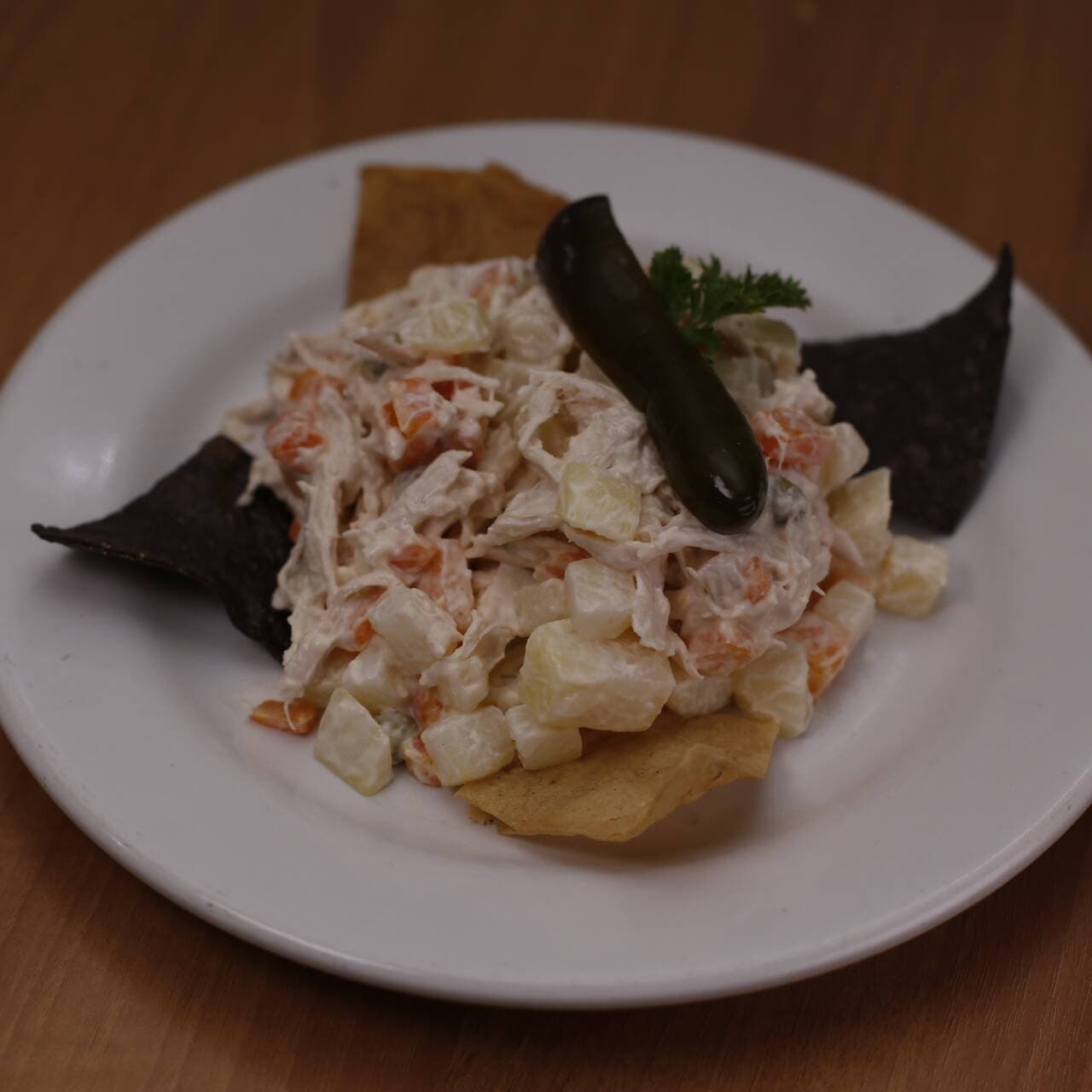 Ensalada rusa de pollo